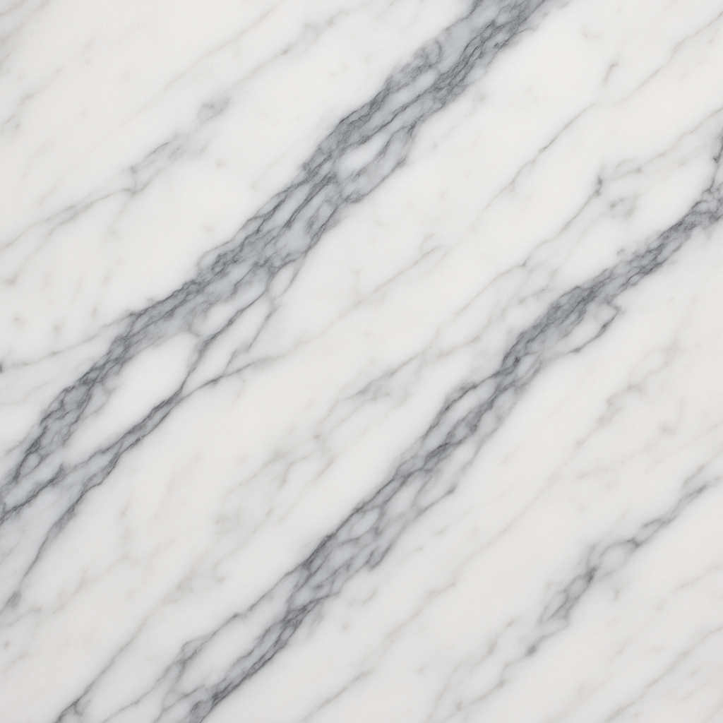 Arabescato White Marble representative stone swatch