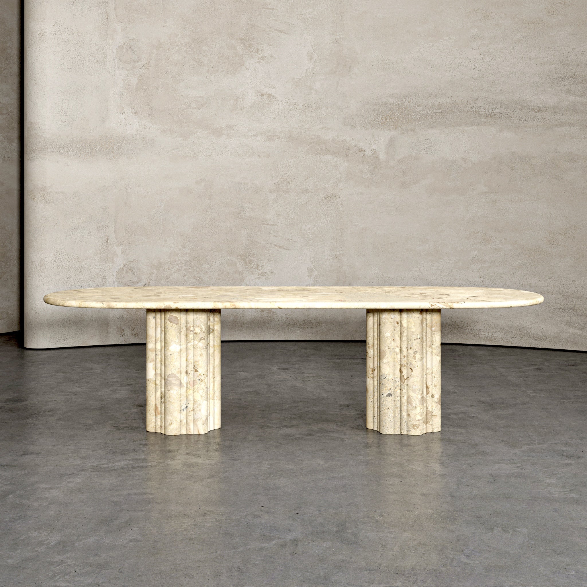 Stone furniture for rooms that cannot look borrowed. - April's Form Australia